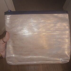 Lancome Shimmering Gold Cosmetic Bag